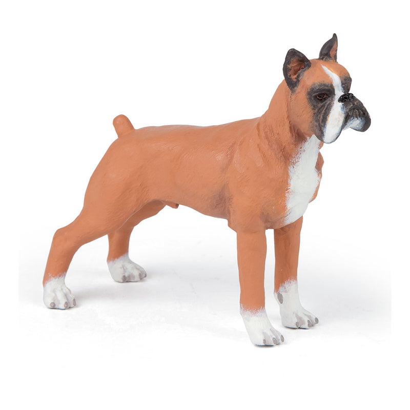 PAPO 54019 Haustiere Tiere, Boxer Figur, Mehrfarben