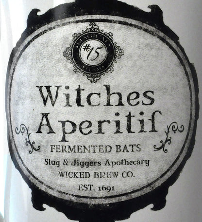 Nemesis Now Witches - Taza para aperitivos (16,5 cm), color blanco