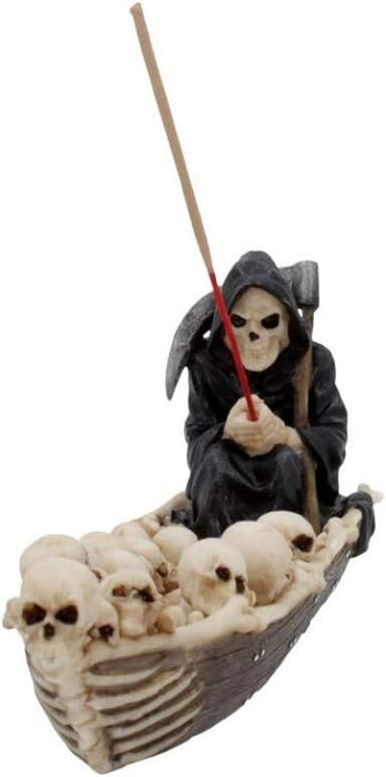 The Ferryman Grim Reaper River Styx Skeleton Incense Holder
