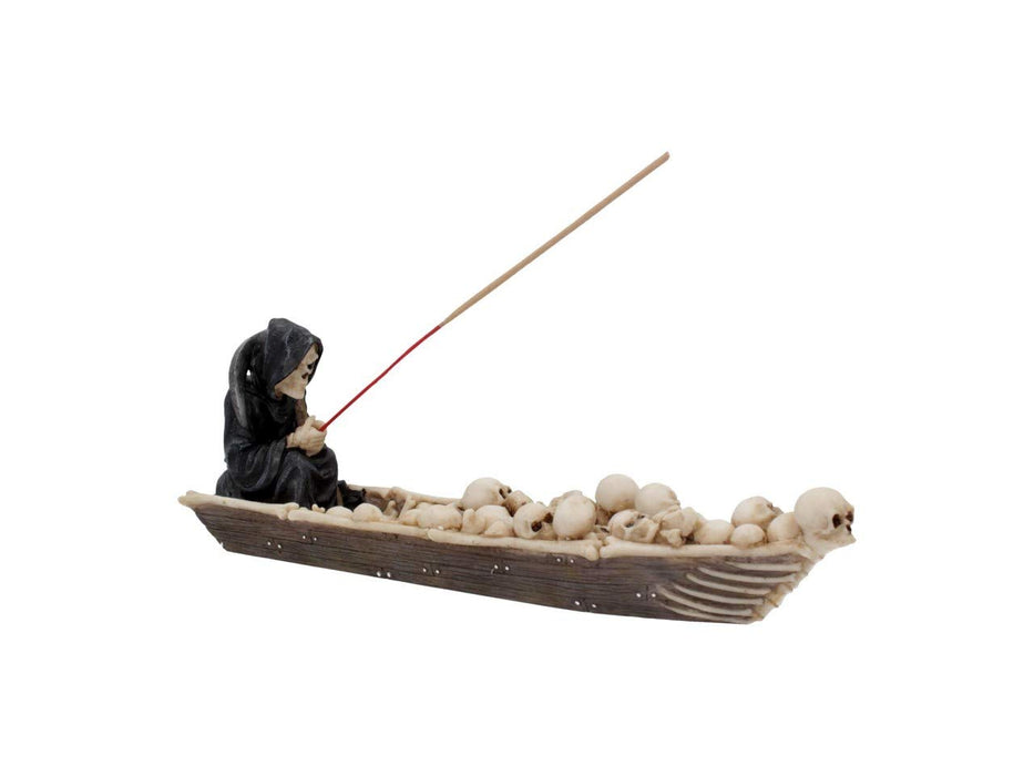 The Ferryman Grim Reaper River Styx Skeleton Incense Holder