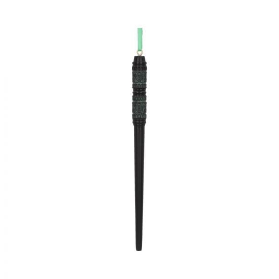 Nemesis Now Harry Potter Snape's Wand Hanging Festive Decorative Ornament, Harz, Schwarz, 1.25 picometer Snapes Zauberstab