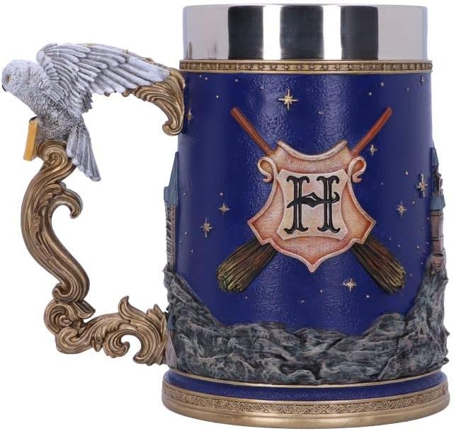 Nemesis Now Officially Licensed Harry Potter Hogwarts Collectible Tankard 15.5cm Blue