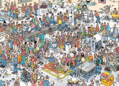 Jumbo, Jan van Haasteren – Futureproof Fair, Jigsaw Puzzles for Adults, 1000 Piece