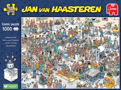 Jumbo, Jan van Haasteren – Futureproof Fair, Jigsaw Puzzles for Adults, 1000 Piece