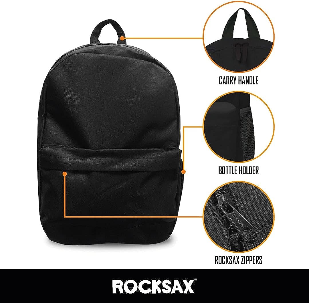 Rocksax Backpack AC/DC Highway to Hell Rucksack - 43cm x 30cm x 15cm – Officially Licensed Merchandise