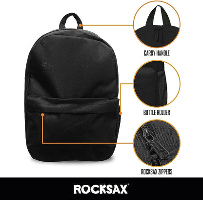 Rocksax Backpack AC/DC Highway to Hell Rucksack - 43cm x 30cm x 15cm – Officially Licensed Merchandise