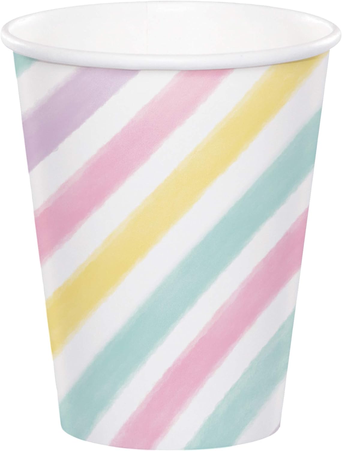 Creative Party PC329301 Unicorn Theme Striped Paper Cups - 8 Pcs 8 Count (Pack of 1)