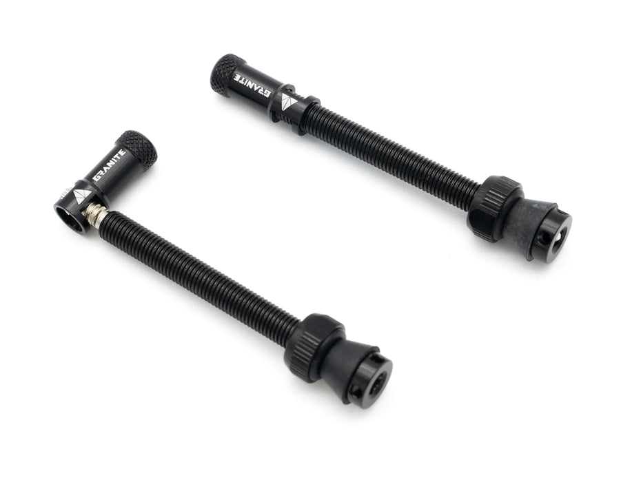 Granite Unisex Adult Valvula Tubeless Juicy Nipple 60 mm Negra Tapon Desmonta OBUS 2 and Accessories y Recambios bicis, Multicoloured, Standard