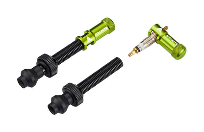Granite Granite JUICY NIPPLE Valve cap & Removal Tool Inc. Valve Stem Green 60mm