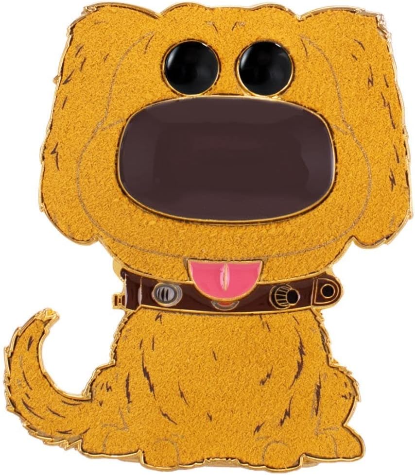 Funko Funko Large Pop! Enamel Pin - Dug - Disney Pixar: UP - Dug Group - Disney Pixar: up Enamel Pins - Cute Collectable Novelty Brooch - for Backpacks & Bags - Gift Idea - Official Merchandise