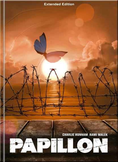 PAPILLON - Extended Limited Mediabook-Edition Cover A (limitiert auf 444 Stück durchnummeriert (+ DVD) (+ 24-seitiges Booklet) [Blu-ray]