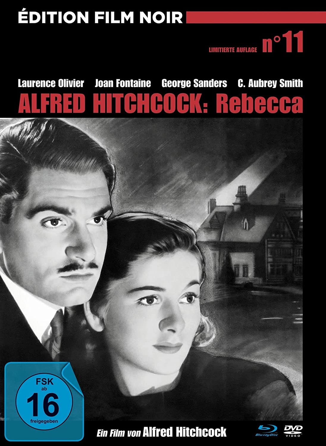 Alfred Hitchcocks Rebecca - Extended Limited Mediabook-Edition (Film Noir Edition Nr. 11)