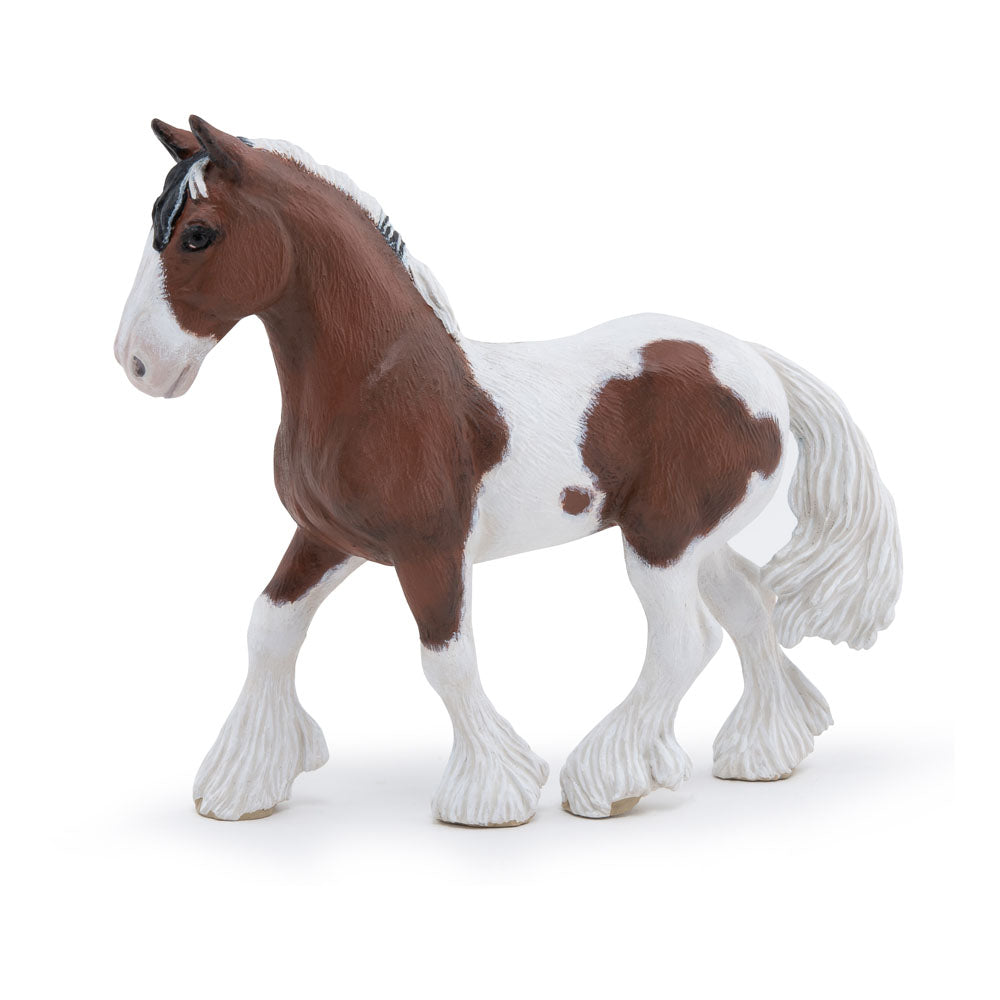PAPO Horses and Ponies Tinker Mare Toy Figure, Brown/White (51570)