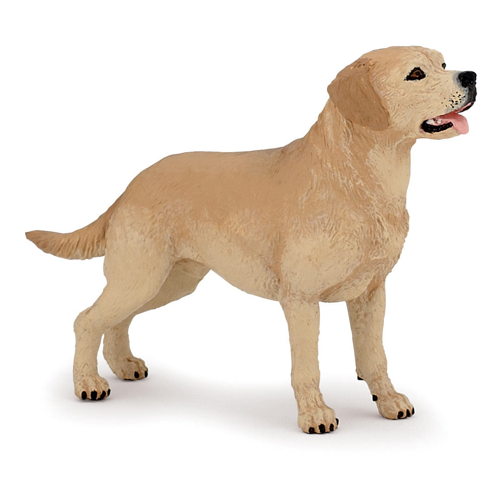 PAPO Dog and Cat Companions Labrador Toy Figure, Yellow (54029)