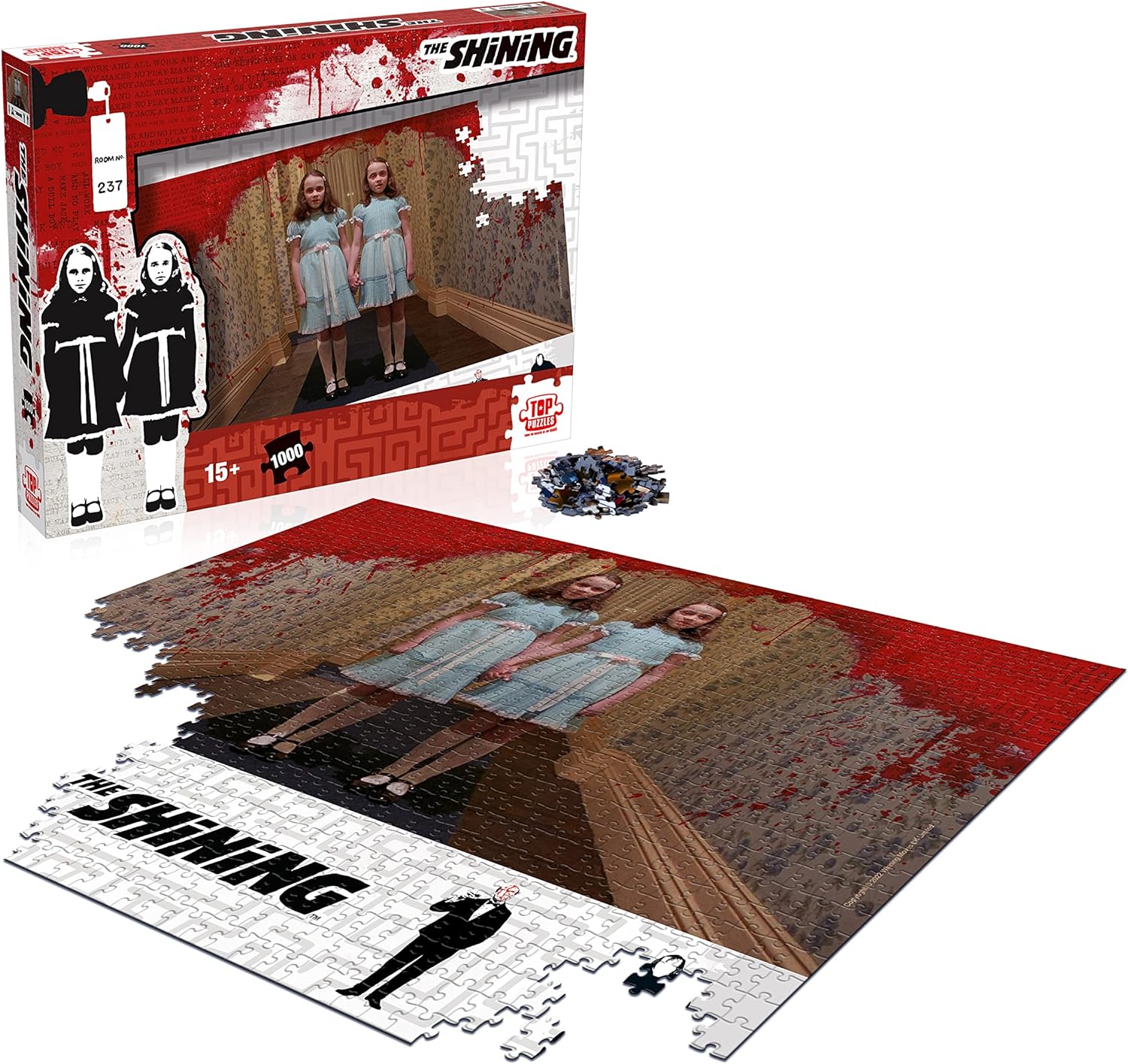 Winning Moves Puzzle de 1000 Piezas El Resplandor - Rompecabezas con 1000 Piezas Adultos y Niños