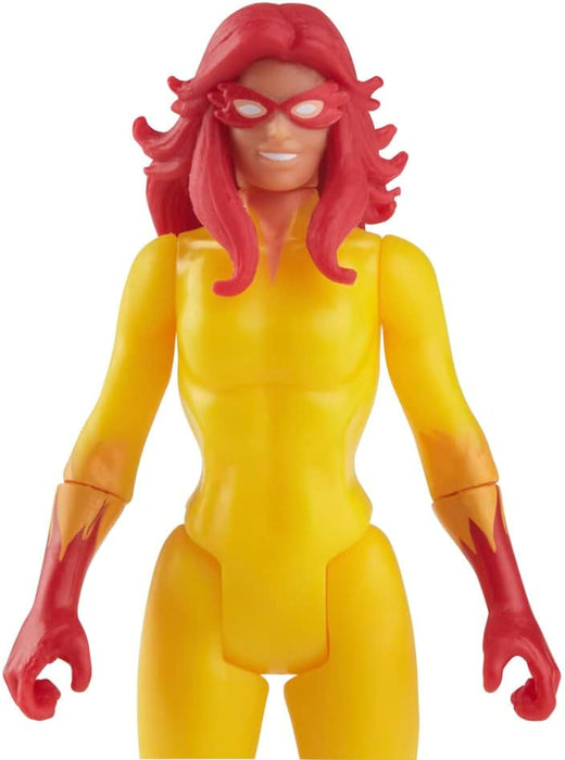 Marvel Hasbro Legends Series 3.75-inch Retro 375 Collection Firestar Collectible Action Figure, Toys for Kids Ages 4 and Up