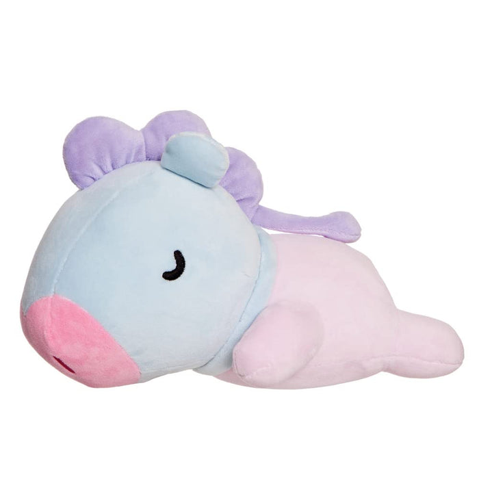AURORA 61445 AURORA-BT21 Official Merchandise, MANG Baby Mini Pillow Cushion, Soft Toy, Blue & Purple