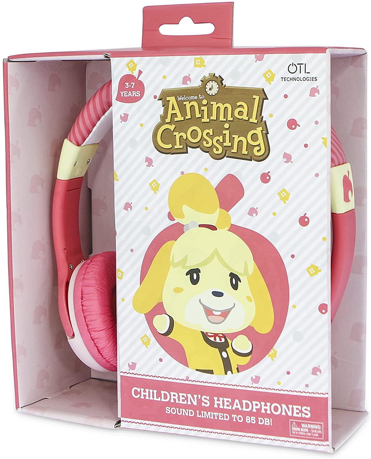 OTL Technologies Kids Headphones - Animal Crossing Isabelle Wired Headphones Pink