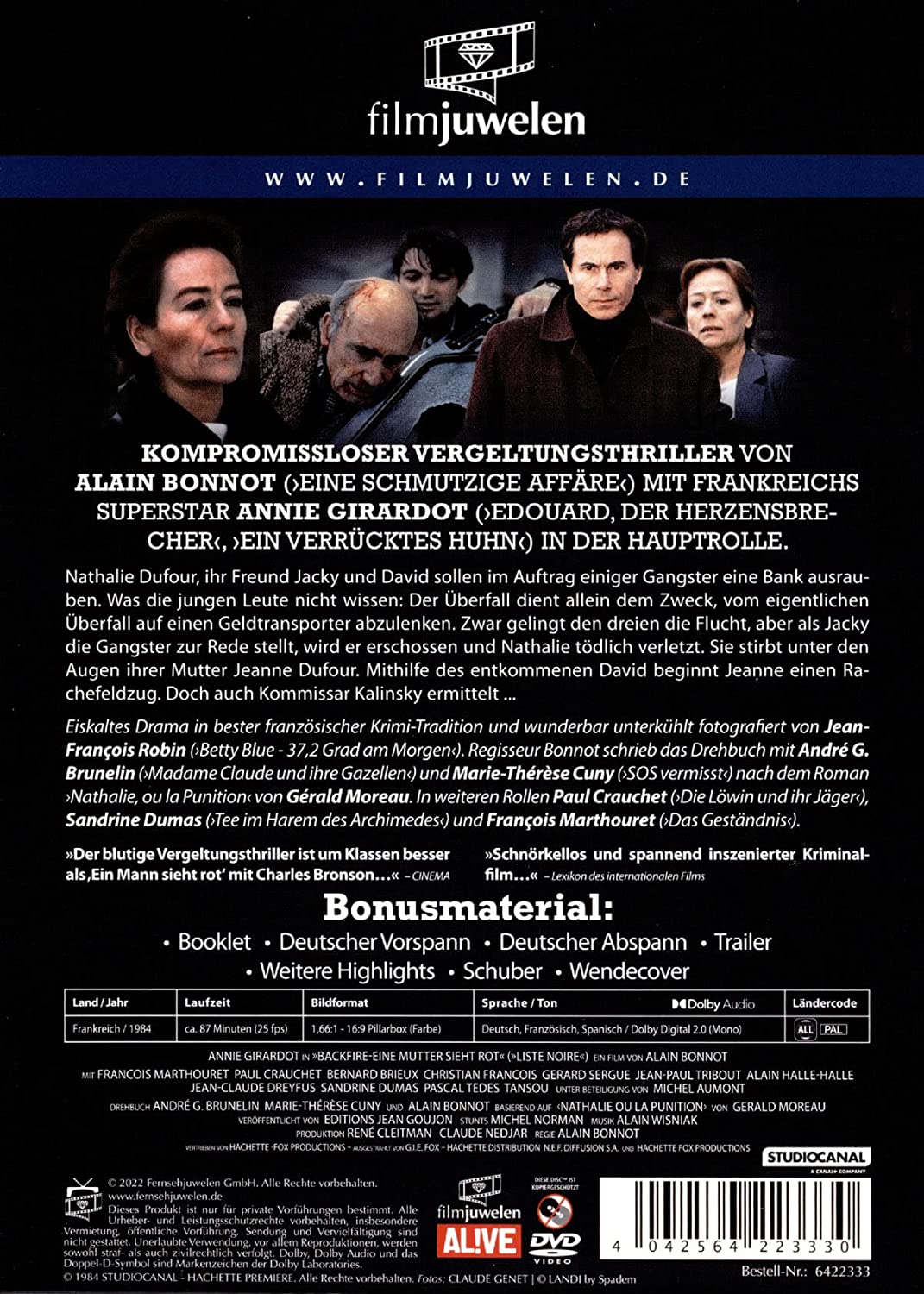 Backfire - Eine Mutter sieht rot (Back Fire) (Filmjuwelen)
