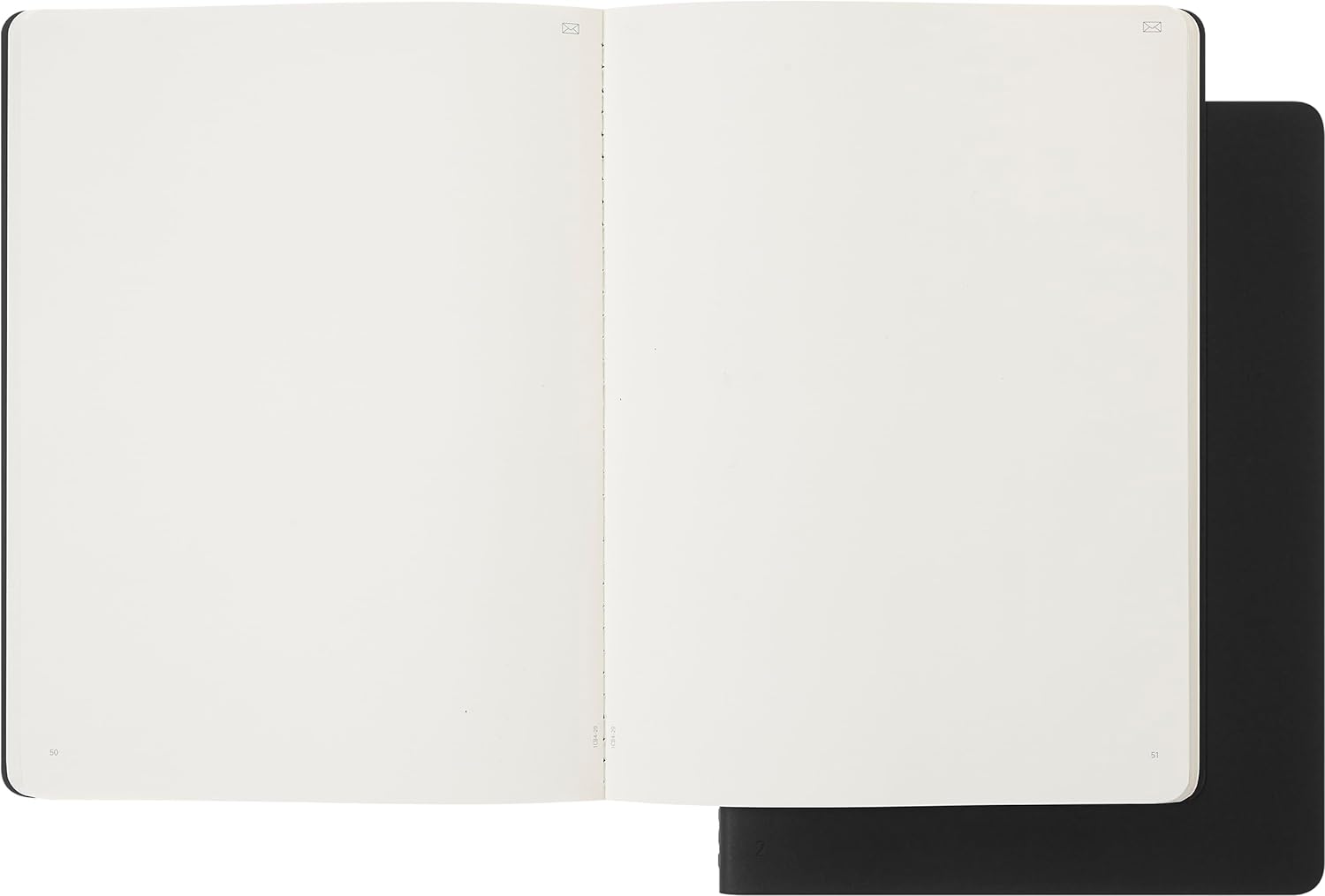 Moleskine Intelligent Cahier Journal Set with 2 Digital Cahiers with Lined Pages, Compatible with Pen +, Card Cover, Extra Large 19 x 25 cm, Black, 88 Pages