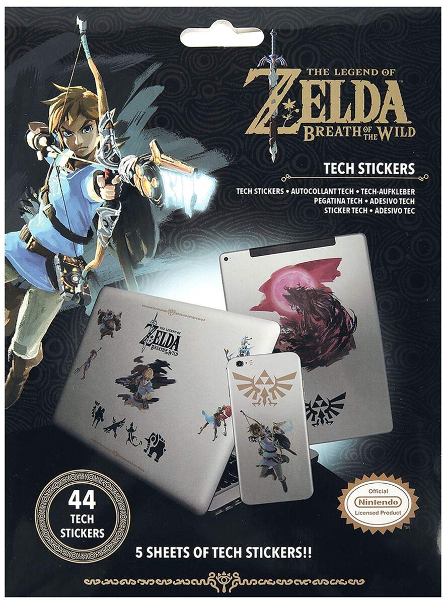 Pyramid International The Legend of Zelda: Breath of The Wild (Power) Tech Stickers, Multi-colour, 18 x 24cm