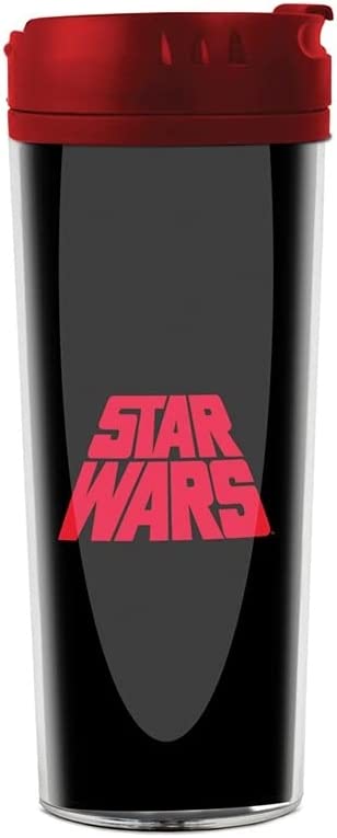 Star Wars Metal Travel Mug (Darth Vader Design) 16oz - Official Merchandise Multicolored Standard