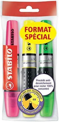 Stabilo Luminator Highlighters Large Tip Pack of 4