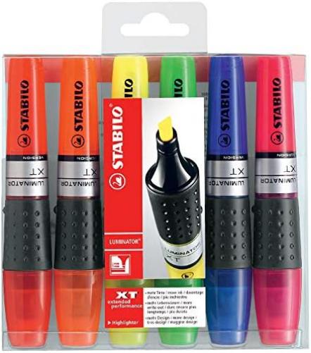 Stabilo Luminator Highlighters Large Tip Pack of 4