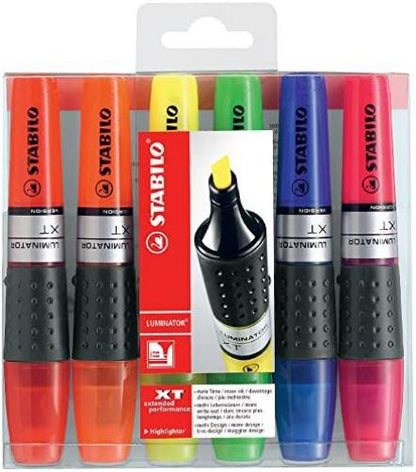 Stabilo Luminator Highlighters Large Tip Pack of 4