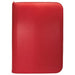 Ultra PRO - Vivid 4-Pocket Zippered PRO-Binder: (Red) Protect Up to 160 Collectible Trading Cards, Sports Cards or Valuable Gaming Cards, Ultimate card Protection