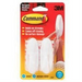 3M Command Adhesive Hook Medium Oval White (Pack 2) 17081 - 7100117769