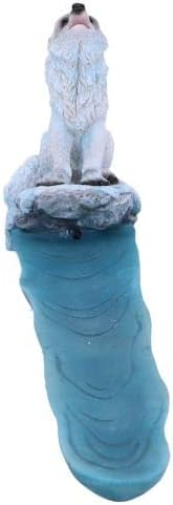 Winter Melody White Wolf Incense Burner 27.5Cm