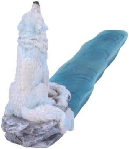 Winter Melody White Wolf Incense Burner 27.5Cm