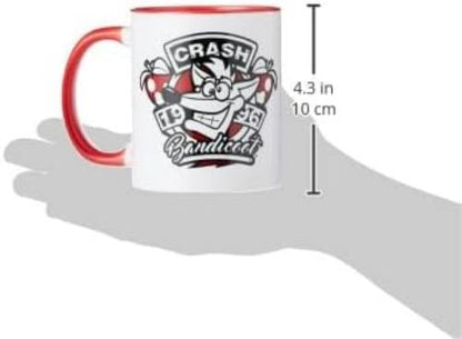 Crash Bandicoot MGC25421 Ceramic Mug 315 ml / 11 oz (1996 Emblem)