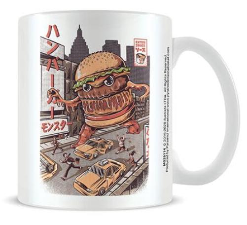 Ilustrata Burgerzilla Unisex Ceramic Mug Multi-Coloured