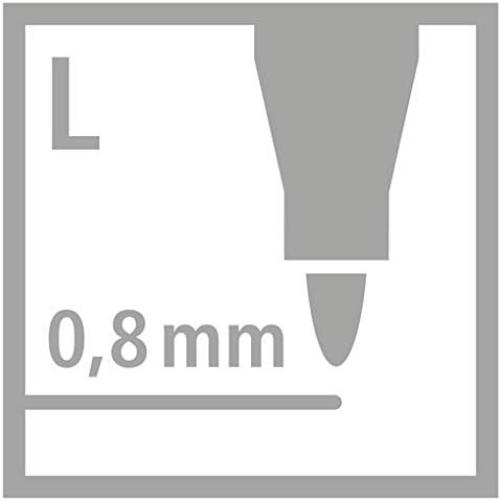 Eco-Friendly Fibre-Tip Sign Pen - STABILO GREENpoint - Pack of 10