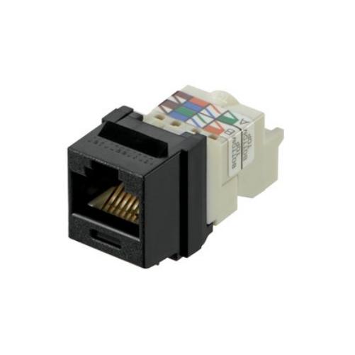 Presa Netkey Rj45U Cat.6 Nero