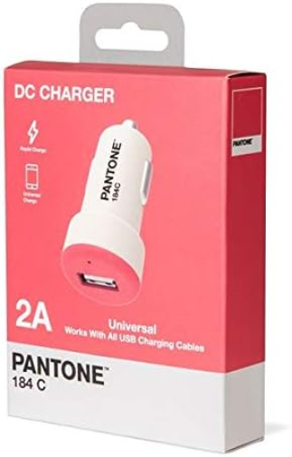 Celly PTDC1USBP Pantone Car Charger, Turbo Charge, 24V, 2.1A Output