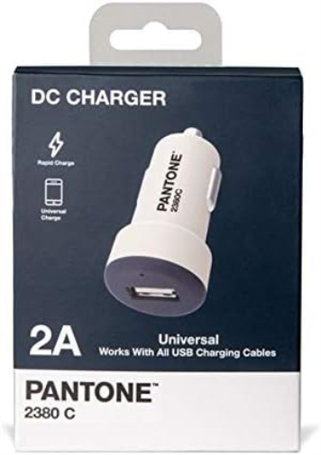 Celly PTDC1USBN Pantone Car Charger, Turbo Charge, 24V, 2.1A Output