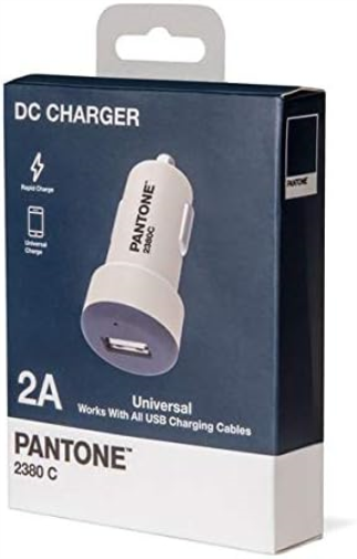 Celly PTDC1USBN Pantone Car Charger, Turbo Charge, 24V, 2.1A Output