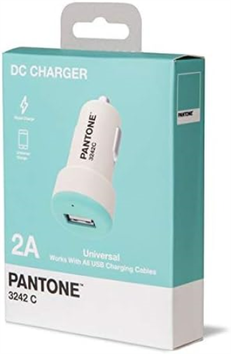 Celly PTDC1USBL Pantone Car Charger, Turbo Charge, 24V, 2.1A Output