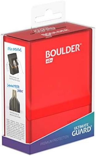 Ultimate Guard Boulder™ Deck Case 40+ Standard Size Ruby Ruby 76 x 98.5 x 35 mm