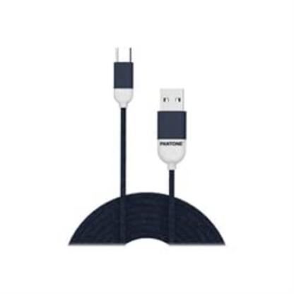 Celly PTTC0015N Pantone Type-C Cable, 2.4A Output, 1m Length