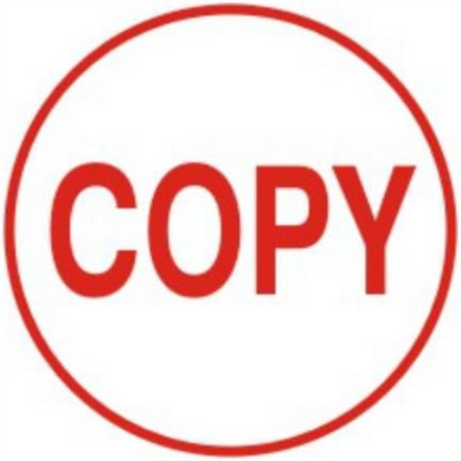 Trodat Réf 54290 Printy Tampon encreur avec cassette d'encrage intégrée Copy Rouge