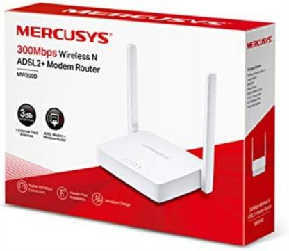 MERCUSYS MW300D MODEM ROUTER WIFI N300 ADSL 2+