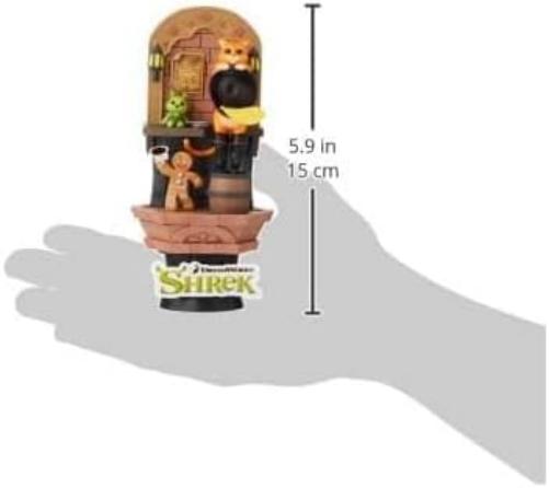 Beast Kingdom Shrek: Puss in Boots DS-096 D-Stage 6-Inch Statue,Multicolor