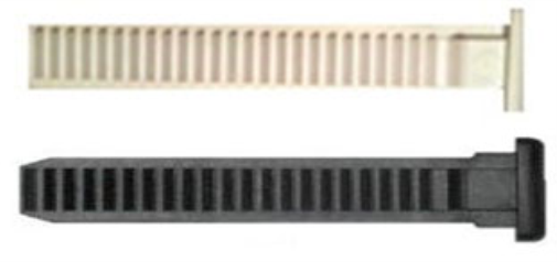 FLR Road or MTB Shoe Buckle 9cm Strap - Black