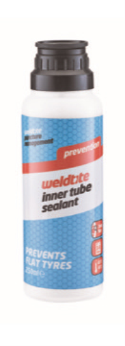 WELDTITE Inner Tube Sealant - Puncture Prevention Sealing No Punctures for Inner Tubes - 1L