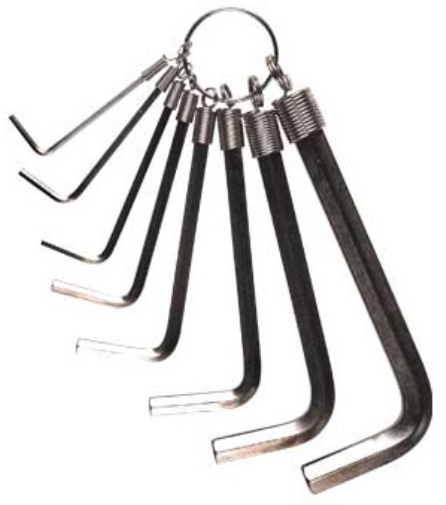 Cyclo Hex. Key Ring Wrench Set (8)