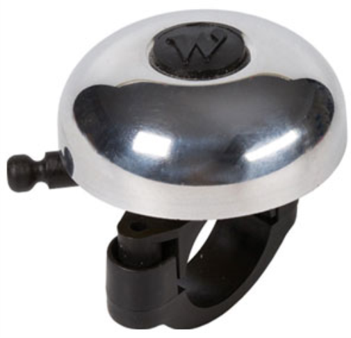 Widek Retro Racing Bell - Silver, 10cm